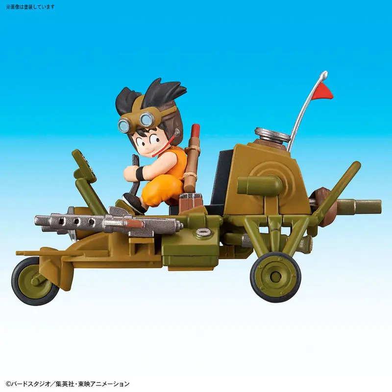 Dragon Ball Mecha Collection Son Goku Jet Buggy Model Kit figure 8cm product photo