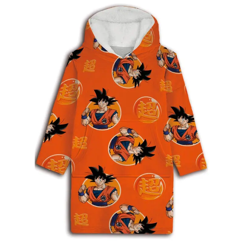 Dragon Ball oversize sweatshirt coat adult coral product photo