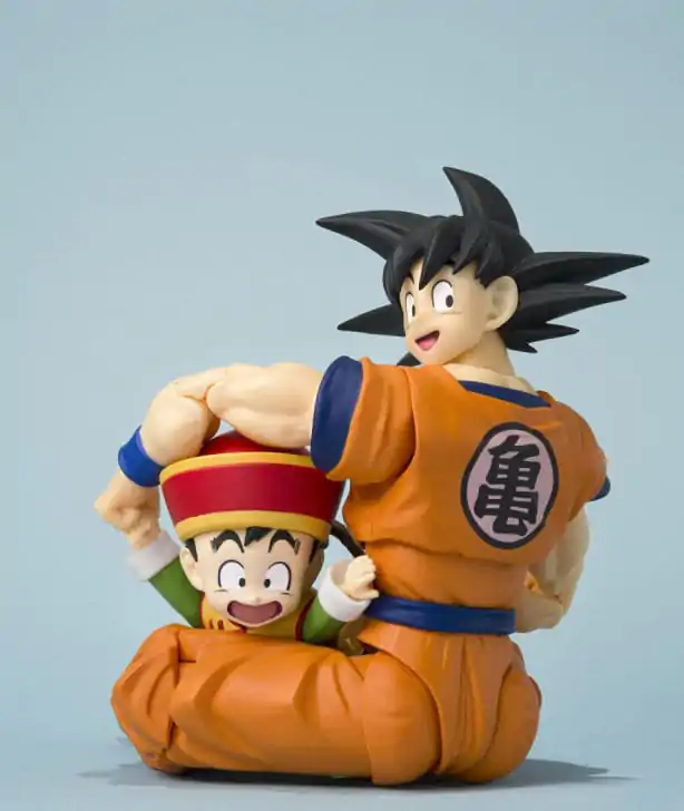 Dragon Ball S.H.Figuarts Action Figure Son Goku & Son Gohan Kid & Kintoun 14 cm & 6 cm product photo