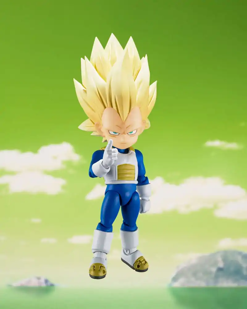 Dragon Ball S.H.Figuarts Action Figure Super Saiyan 3 Vegeta (mini) Daima 8 cm termékfotó