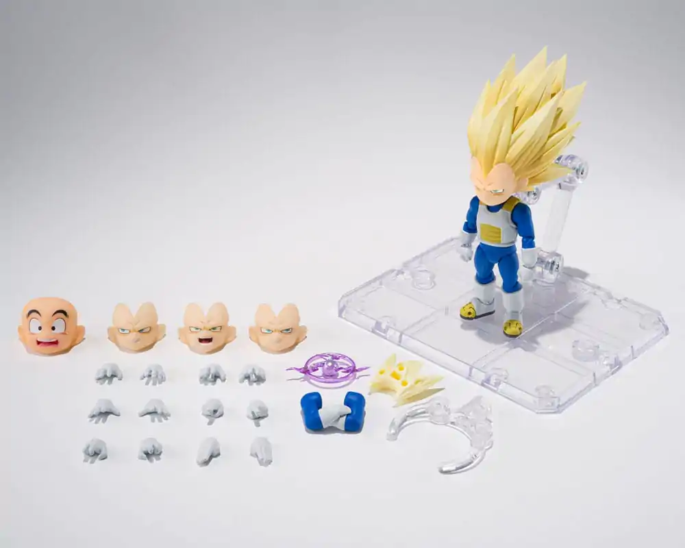 Dragon Ball S.H.Figuarts Action Figure Super Saiyan 3 Vegeta (mini) Daima 8 cm termékfotó