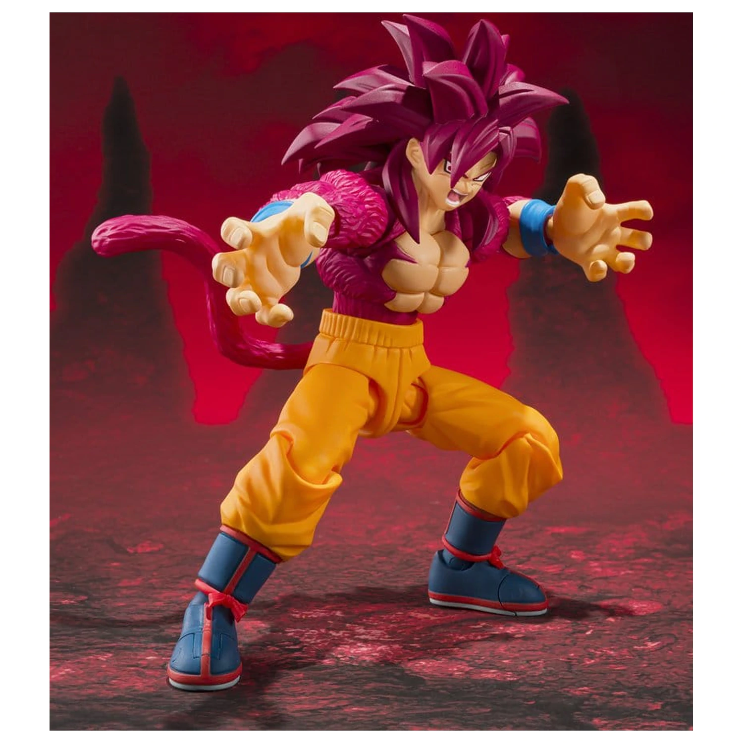 Dragon Ball S.H. Figuarts Action Figure Super Saiyan 4 Son Goku -Daima- 15 cm product photo