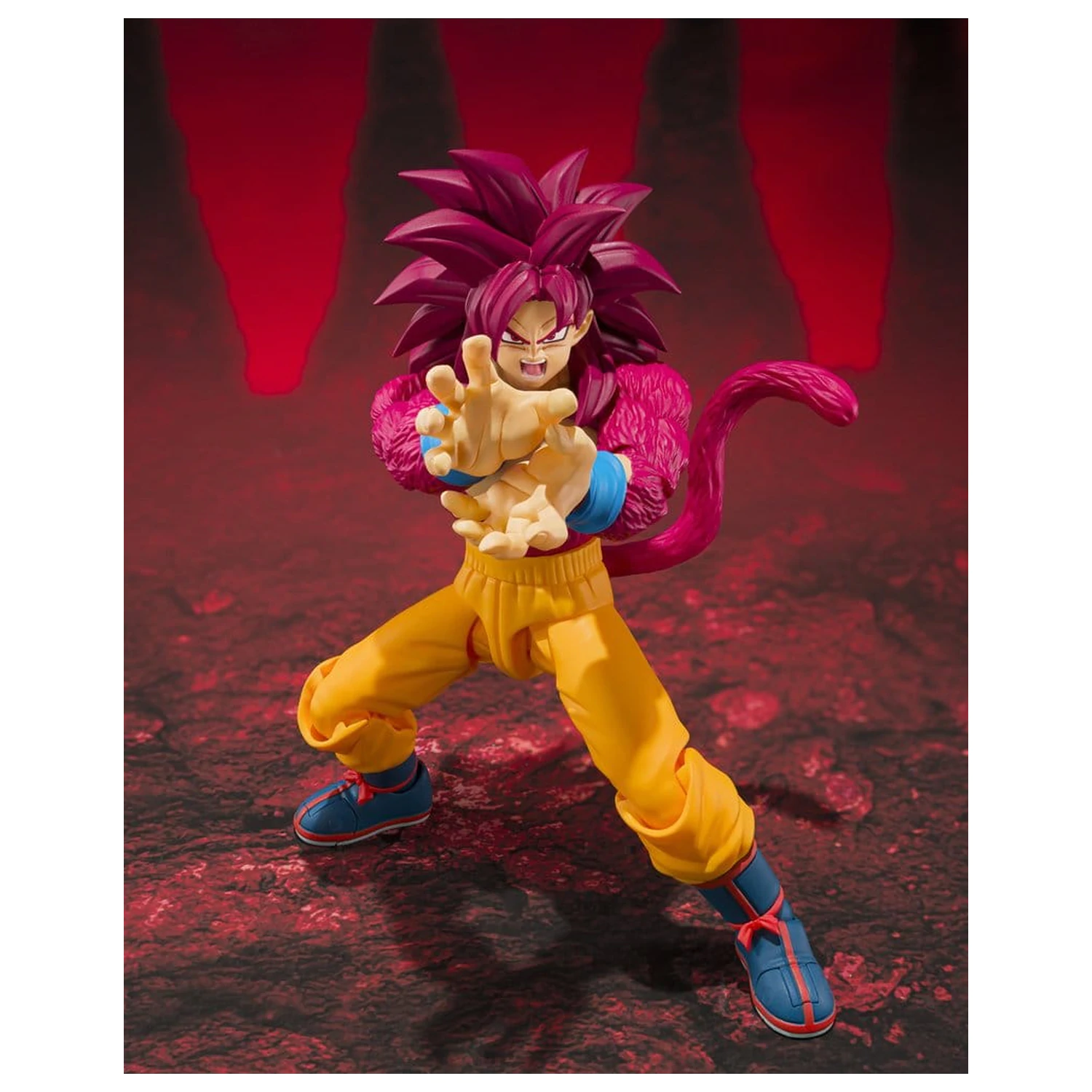 Dragon Ball S.H. Figuarts Action Figure Super Saiyan 4 Son Goku -Daima- 15 cm product photo