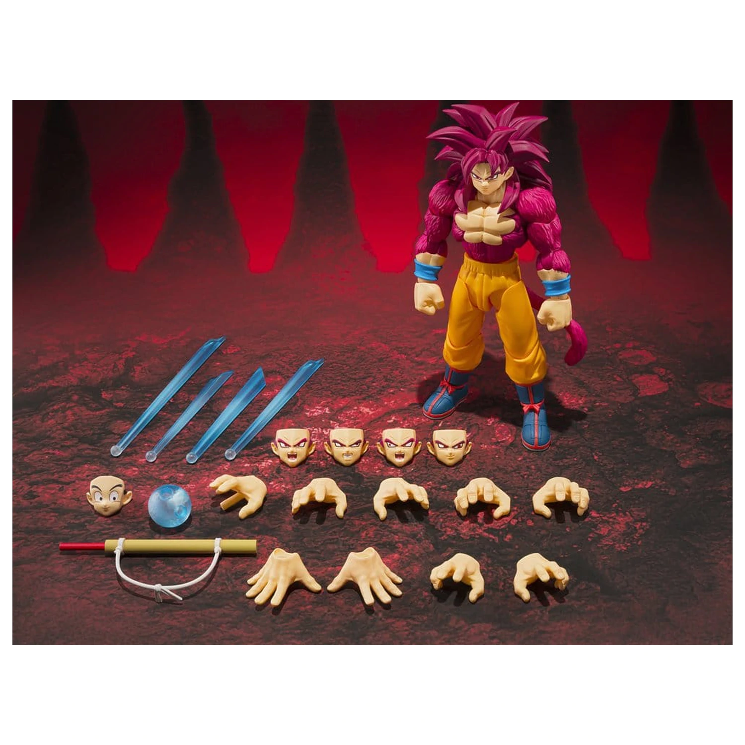 Dragon Ball S.H. Figuarts Action Figure Super Saiyan 4 Son Goku -Daima- 15 cm product photo