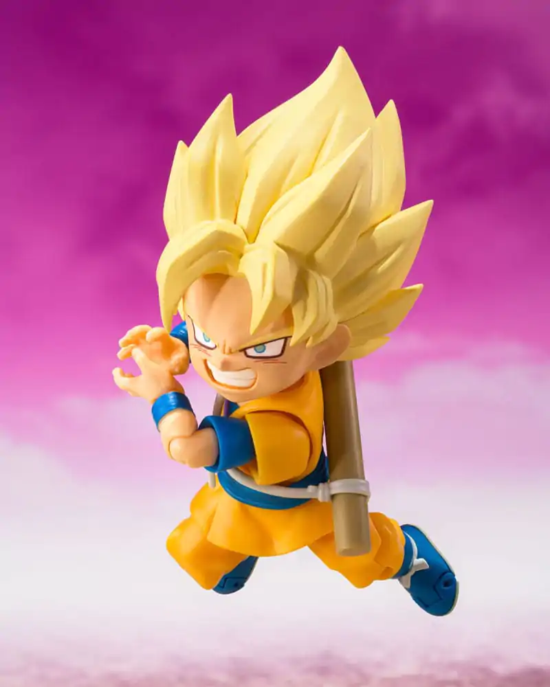 Dragon Ball S.H.Figuarts Action Figure Super Saiyan Son Goku (mini) Daima 8 cm product photo