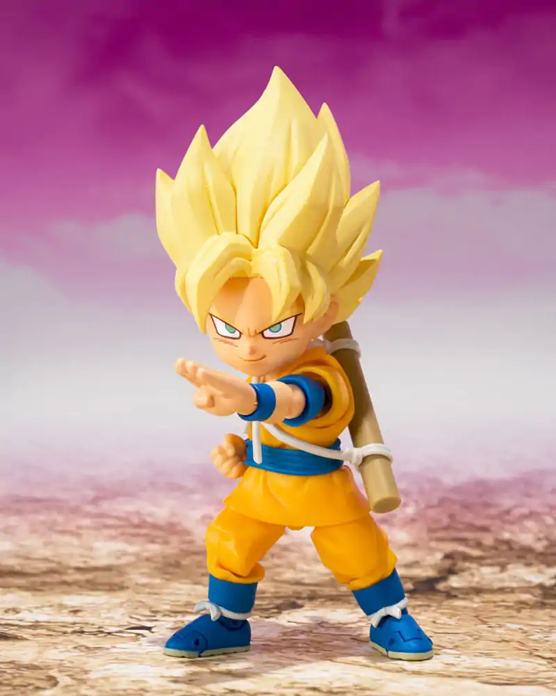 Dragon Ball S.H.Figuarts Action Figure Super Saiyan Son Goku (mini) Daima 8 cm product photo