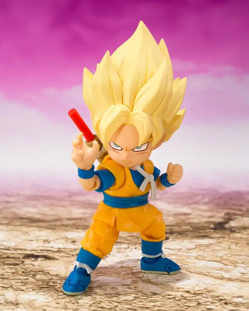 Dragon Ball S.H.Figuarts Action Figure Super Saiyan Son Goku (mini) Daima 8 cm product photo