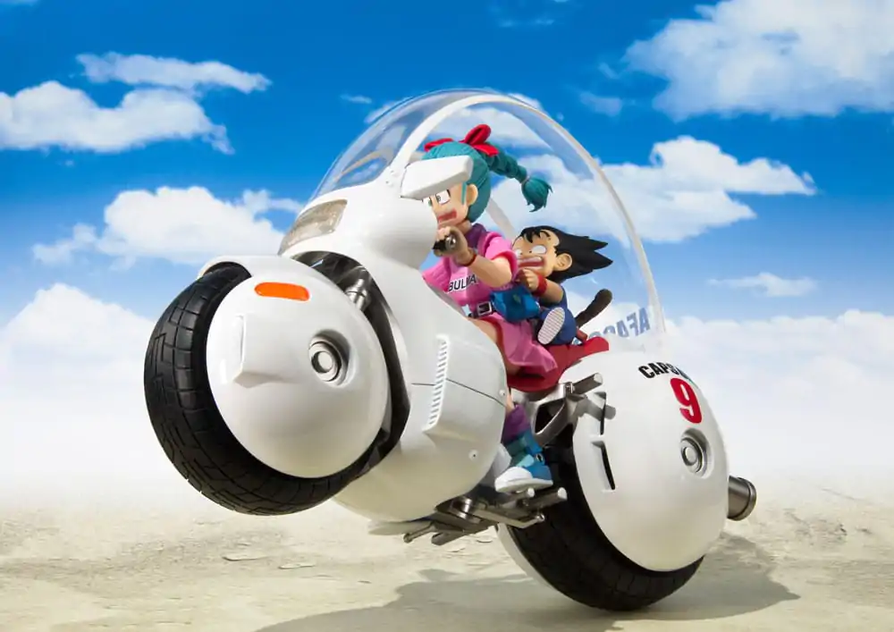 Dragon Ball S.H. Figuarts Vehicle with Figure Bulma's Motorcycle Hoipoi Capsule No. 9 17 cm product photo