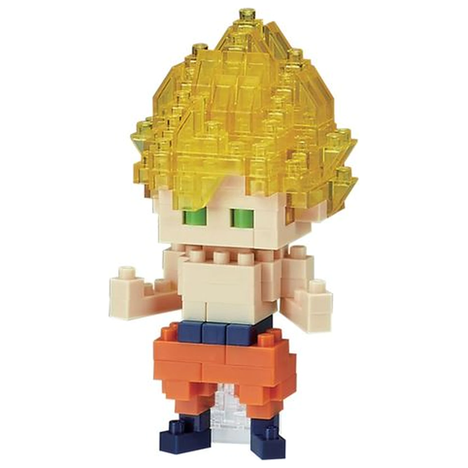 Dragon Ball Son Goku Super Saiyan Figure Nanoblock 10cm product photo
