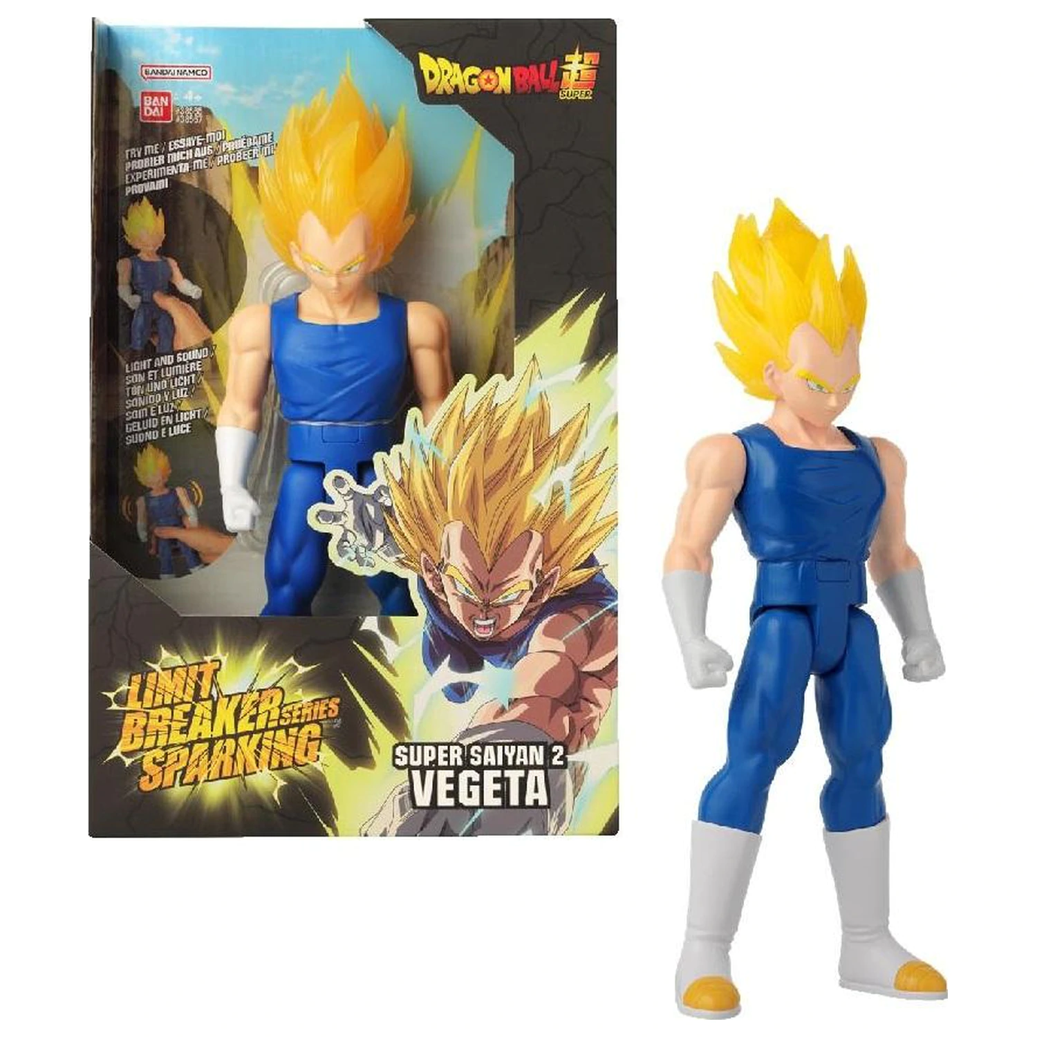 Dragon Ball SS2 Vegeta Limit Breaker Sparking Figure 30 cm product photo