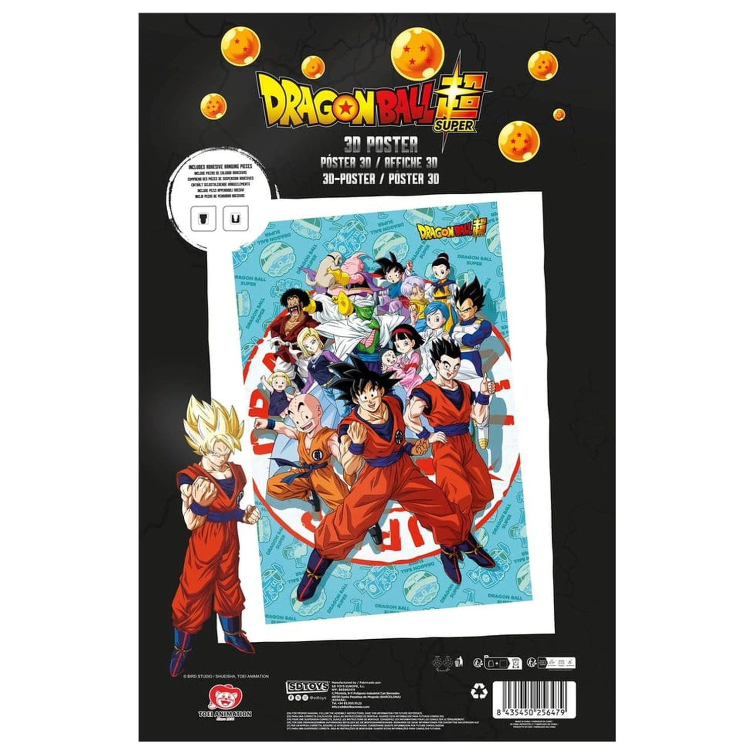 Dragon Ball Super 3D Poster Universe Survival 38 x 58 cm  product photo