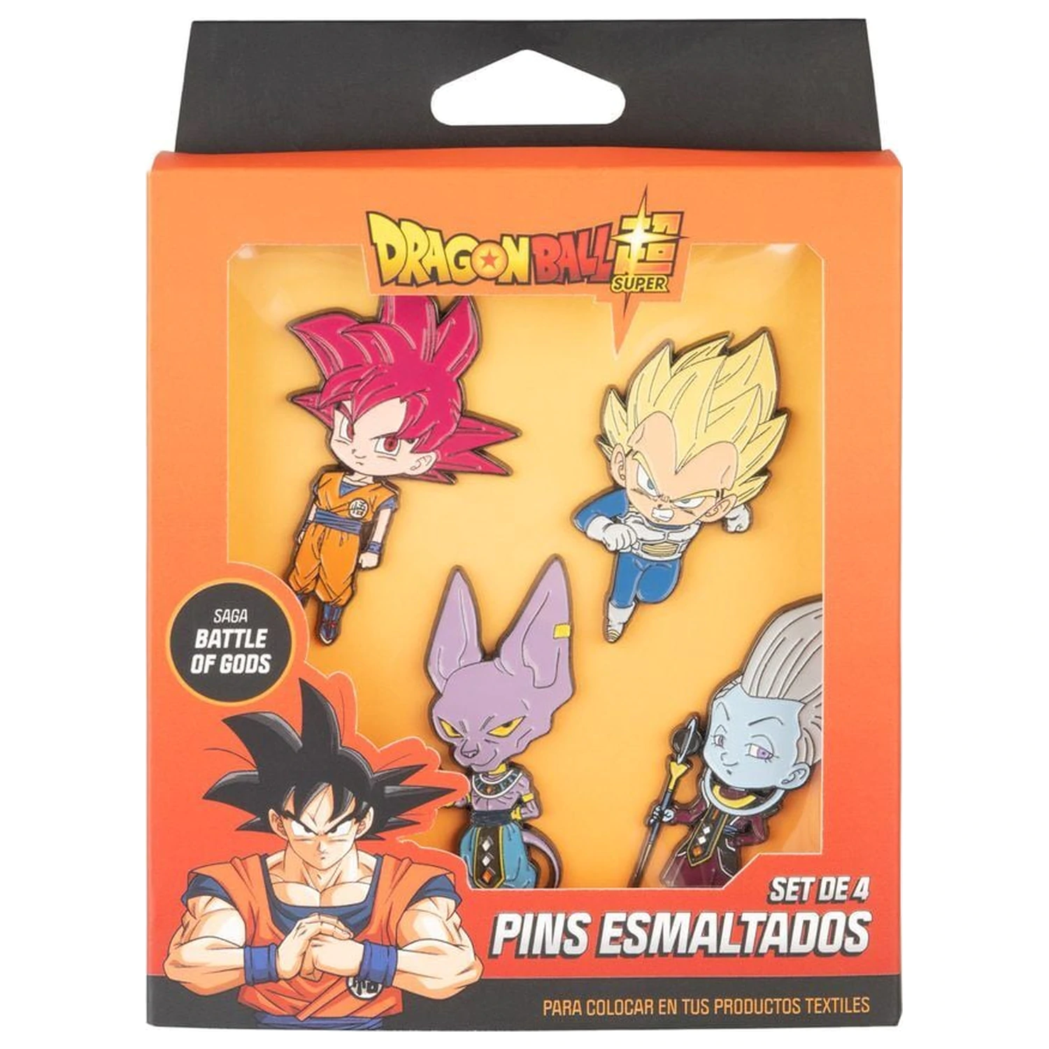 Dragon Ball Super set of 4 pins product photo