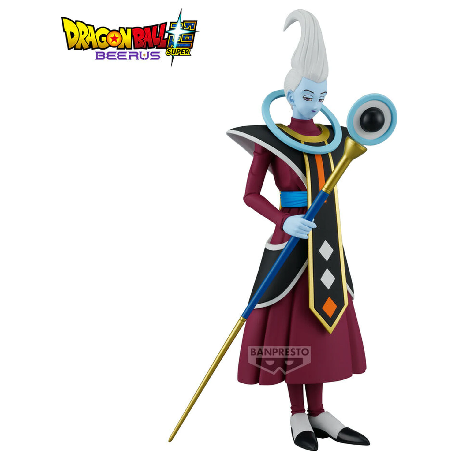 Dragon Ball Super Beerus Solid Edge Works Whis figure 22cm product photo