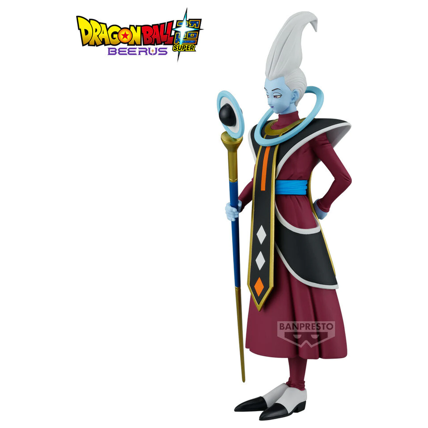 Dragon Ball Super Beerus Solid Edge Works Whis figure 22cm product photo