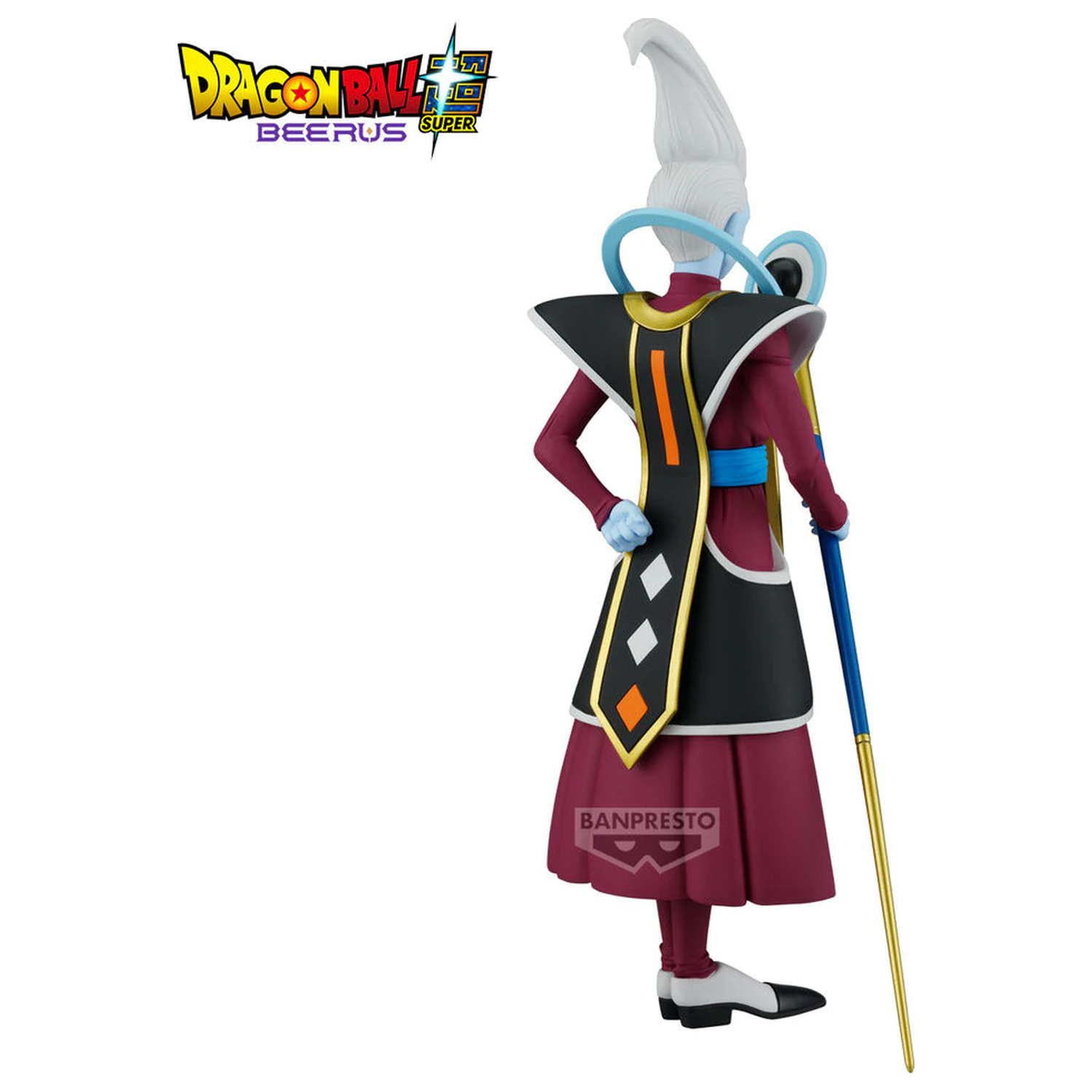 Dragon Ball Super Beerus Solid Edge Works Whis figure 22cm product photo