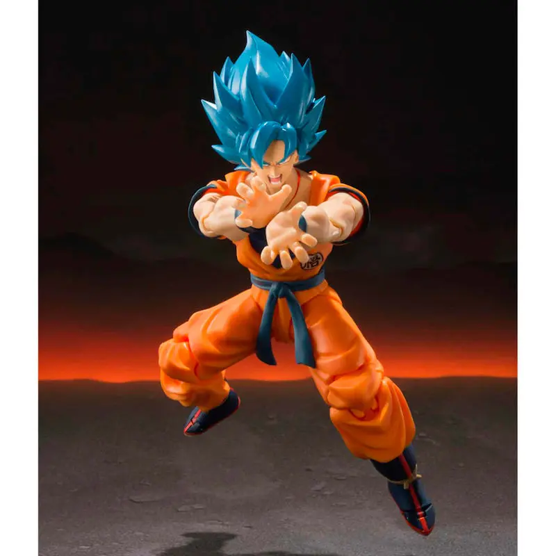 Dragon Ball Super Broly S.H. Figuarts Action Figure Super Saiyan God Super Saiyan Goku Super 14 cm product photo