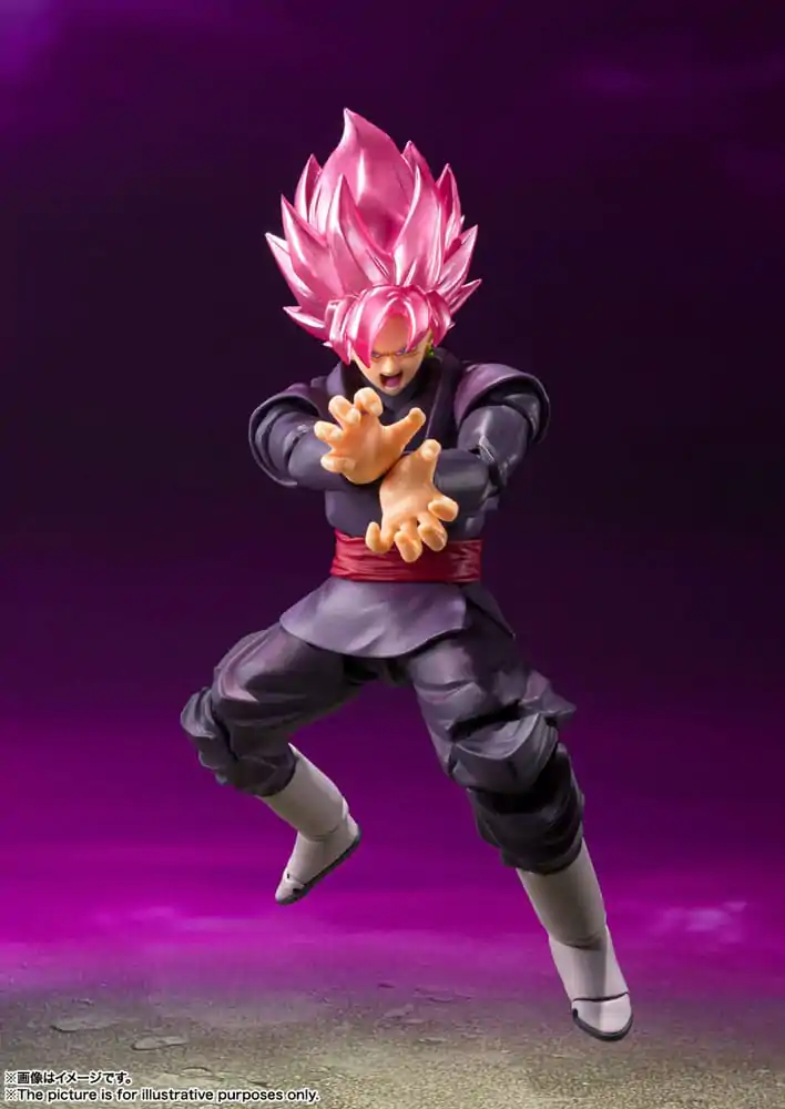 Dragon Ball Super S.H. Figuarts Action Figure Goku Black - Super Saiyan Rose Reissue 14 cm product photo