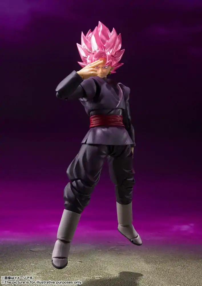 Dragon Ball Super S.H. Figuarts Action Figure Goku Black - Super Saiyan Rose Reissue 14 cm product photo