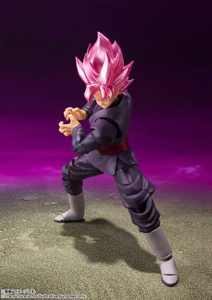 Dragon Ball Super S.H. Figuarts Action Figure Goku Black - Super Saiyan Rose Reissue 14 cm product photo