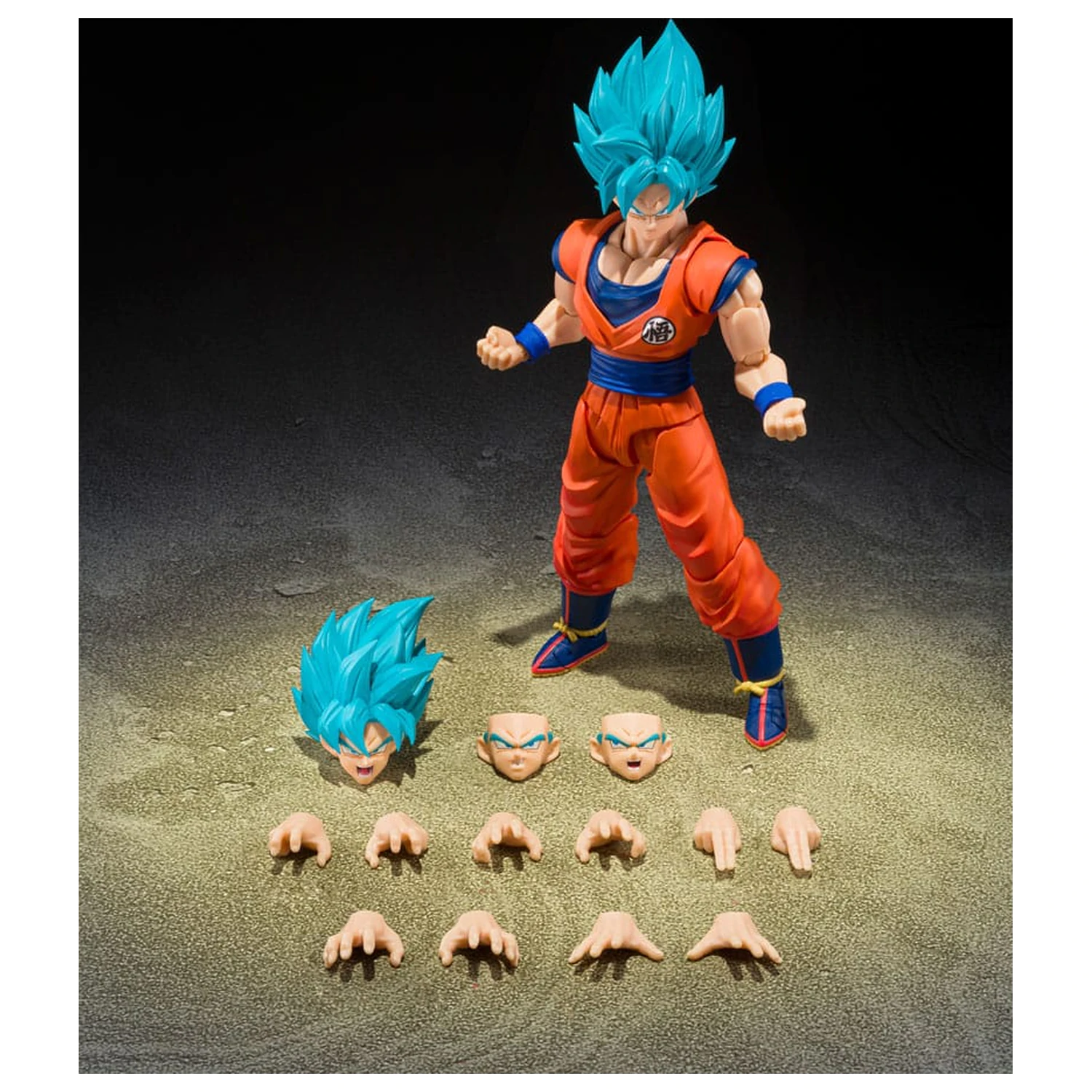 Dragon Ball Super S.H.Figuarts Action Figure Super Saiyan God Super Son Guko (Blue power transcending Limits) 15 cm        product photo