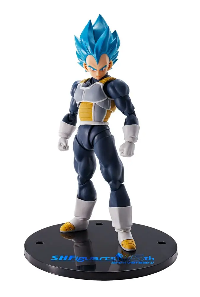 Dragon Ball Super S.H. Figuarts Action Figure Vegeta Super Saiyan Blue (15th Anniversary Version) 14 cm termékfotó