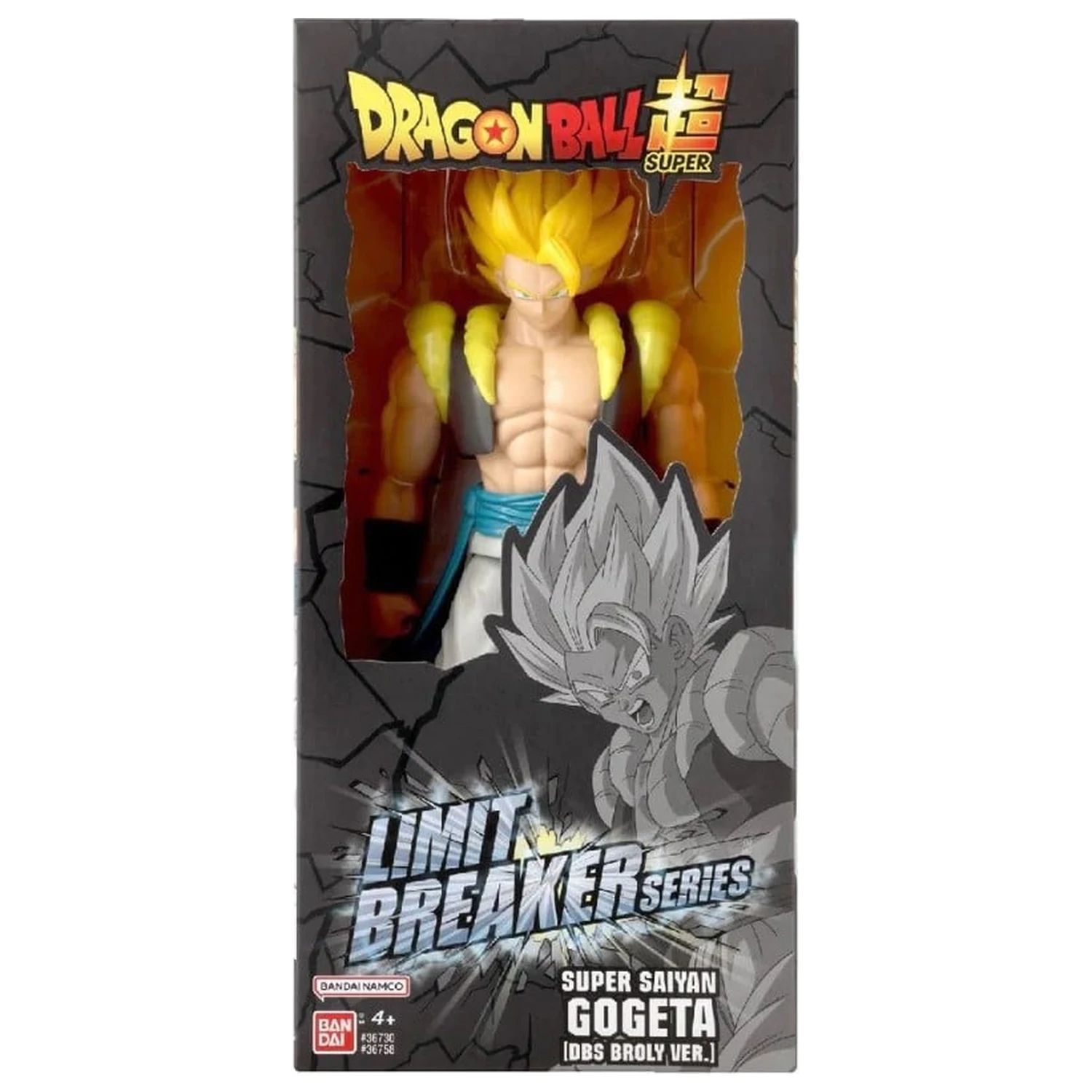 Dragon Ball Super Saiyan Gogeta Giant Figure Limit Breaker 30cm product photo