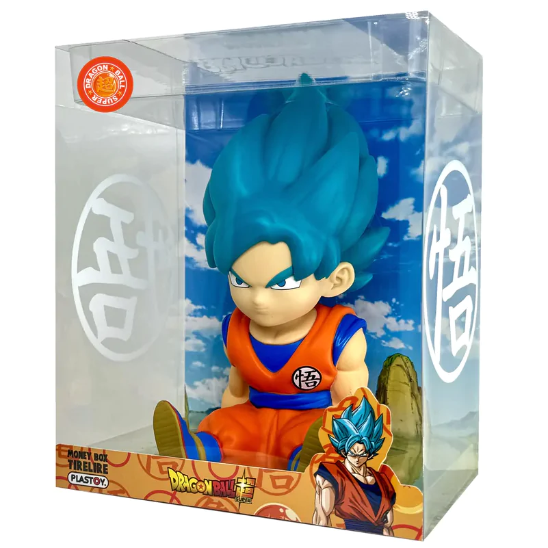 Dragon Ball Super Son Goku Super Saiyan Blue Money box figure 15cm termékfotó