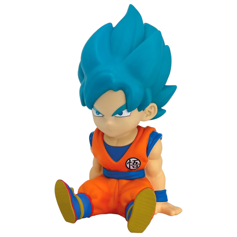 Dragon Ball Super Son Goku Super Saiyan Blue Money box figure 15cm termékfotó