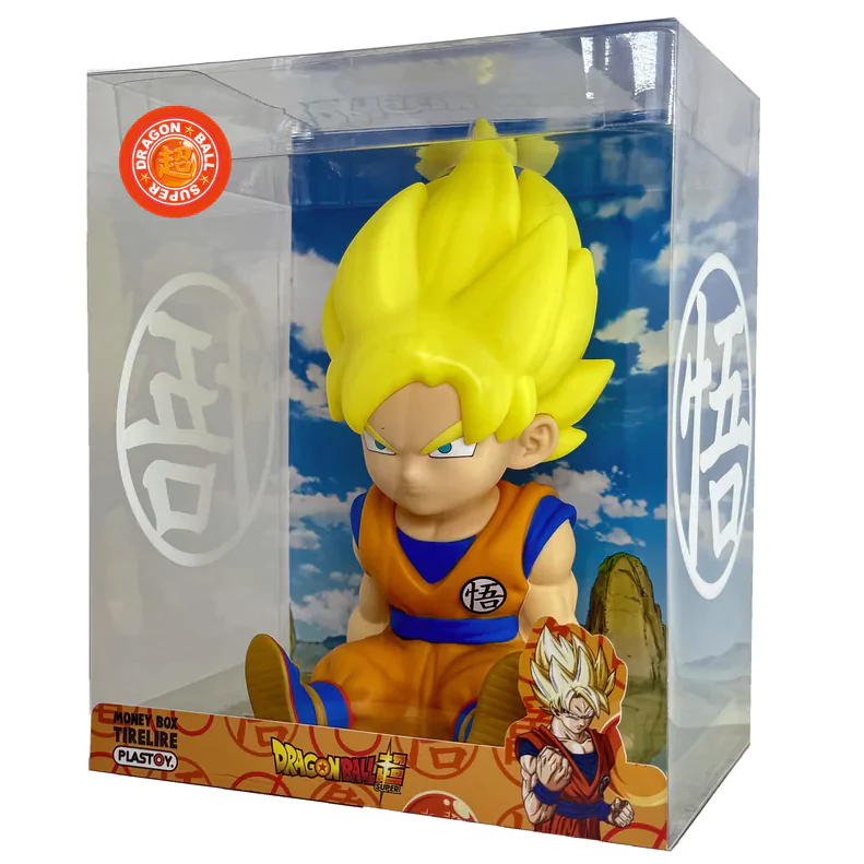 Dragon Ball Super Son Goku Super Saiyan Money box figure 15cm product photo