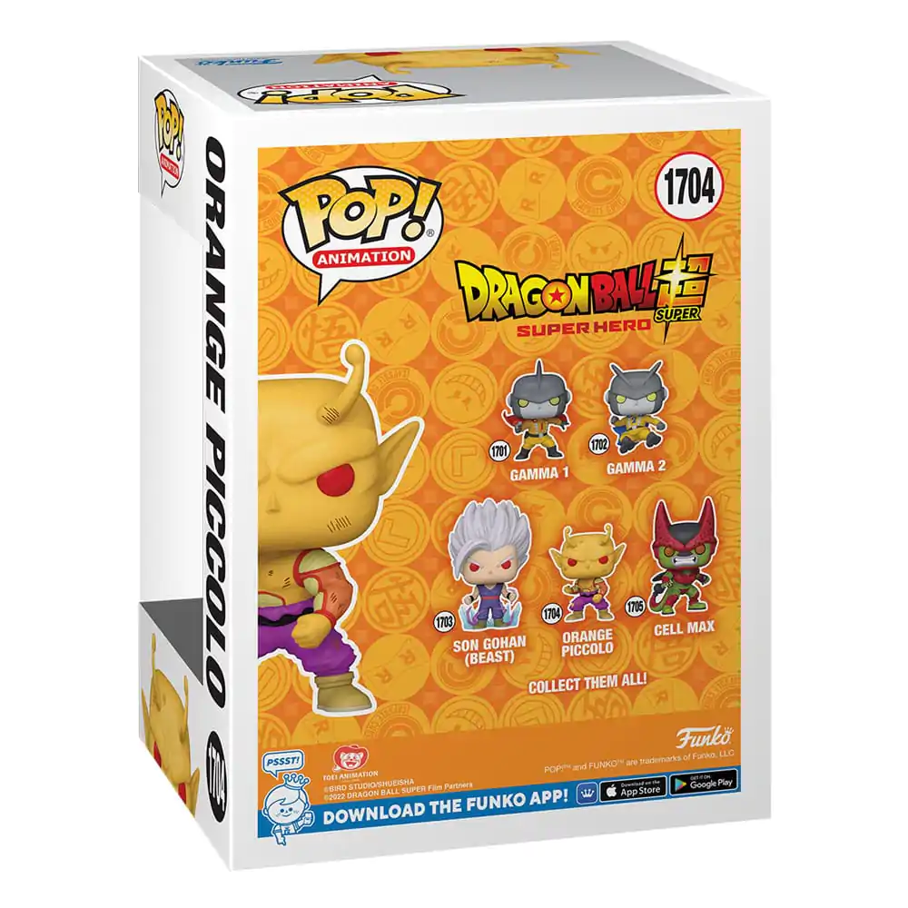 Dragon Ball Super: Super Hero Funko POP! Animation Vinyl Figure Orange Piccolo 9 cm termékfotó