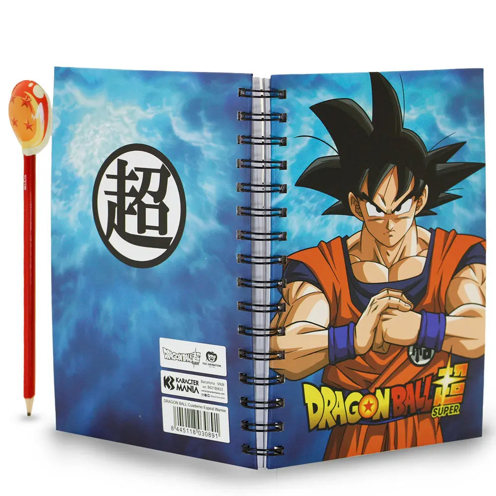 Dragon Ball Super Warrior set notebook + pencil product photo