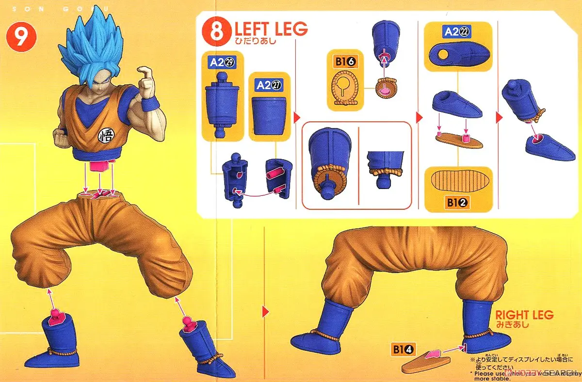 Dragon Ball Super Super Saiyan God Super Saiyan Son Goku Model Kit figure 15cm termékfotó