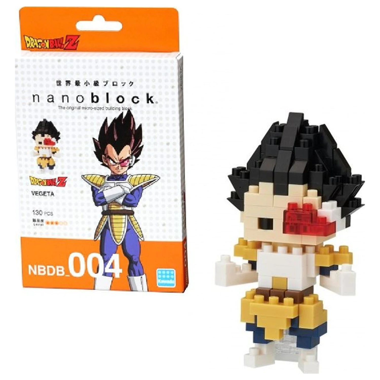 Dragon Ball Vegeta Figure Nanoblock 10cm product photo