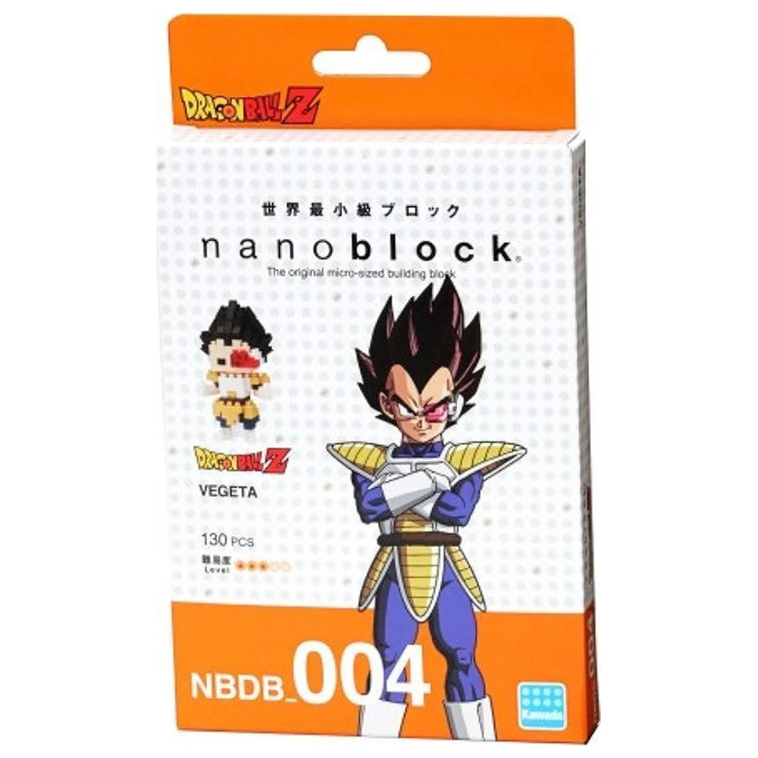 Dragon Ball Vegeta Figure Nanoblock 10cm product photo