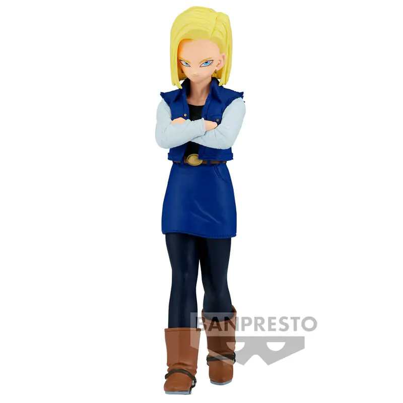 Dragon Ball Z Android 18 Solid Edge Work figure 17cm termékfotó