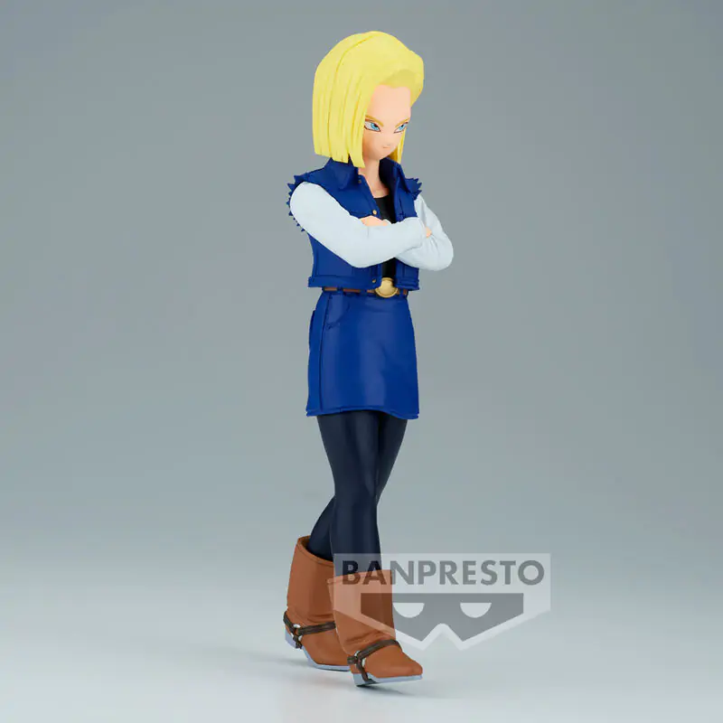 Dragon Ball Z Android 18 Solid Edge Work figure 17cm termékfotó