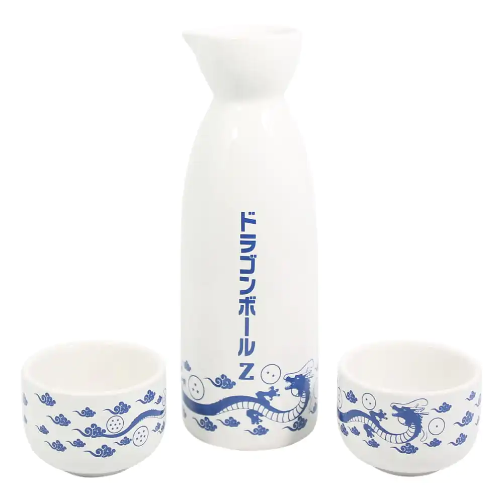 Dragon Ball Z Ceramic Sake Set Blue Shenron product photo