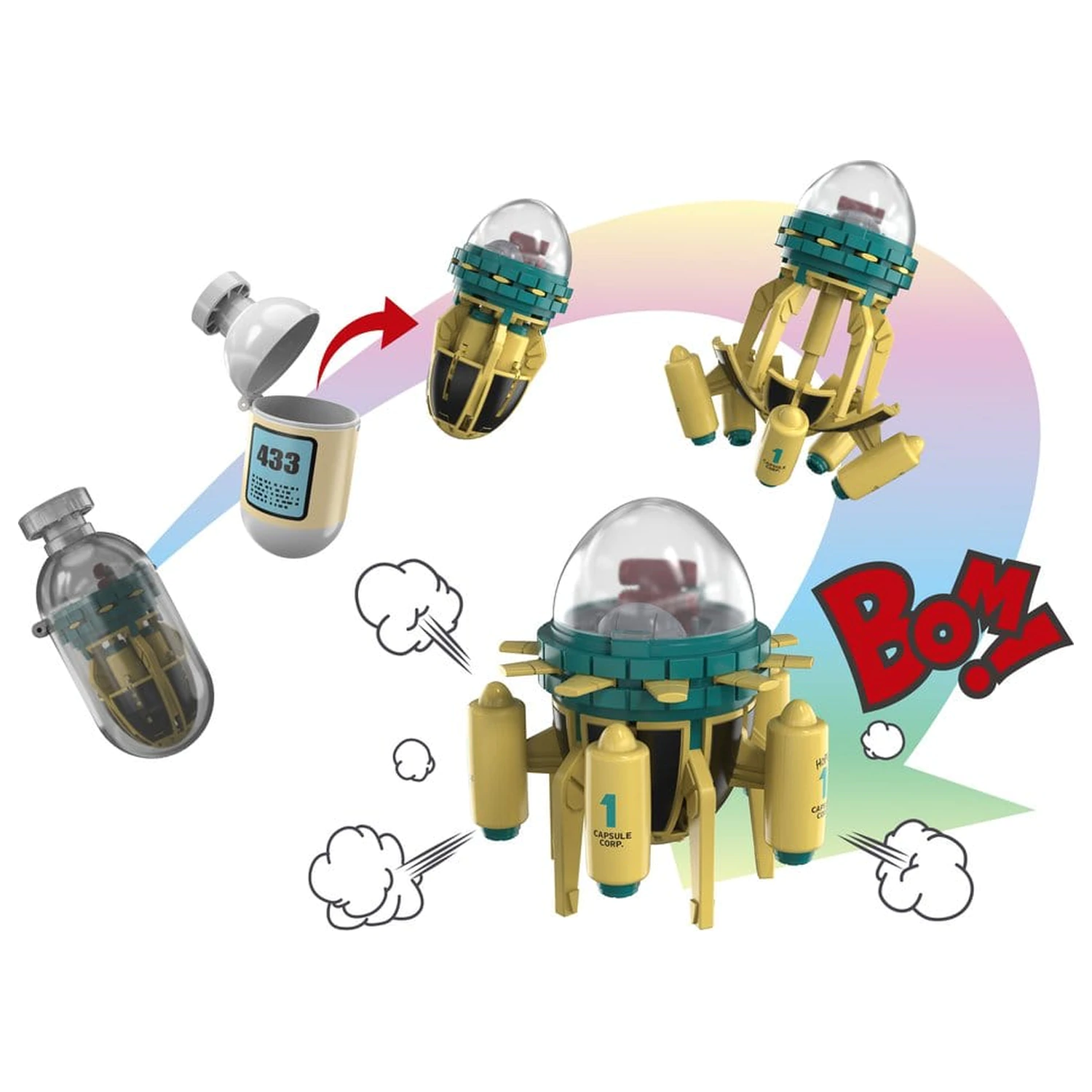 Dragon Ball Z Changearts Action Figure Hoi-Poi Capsule No. 433 Trunks's Time Machine 8 cm product photo