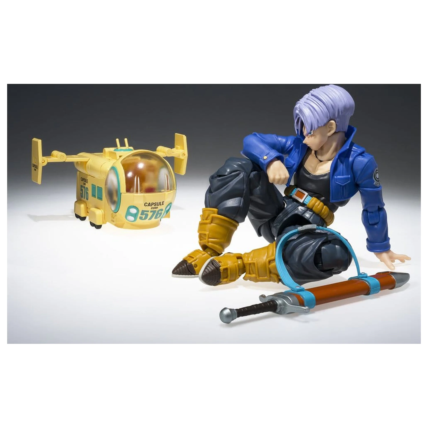 Dragon Ball Z Changearts Action Figure Hoi-Poi Capsule No. 576 Bulma's Airplane 8 cm product photo