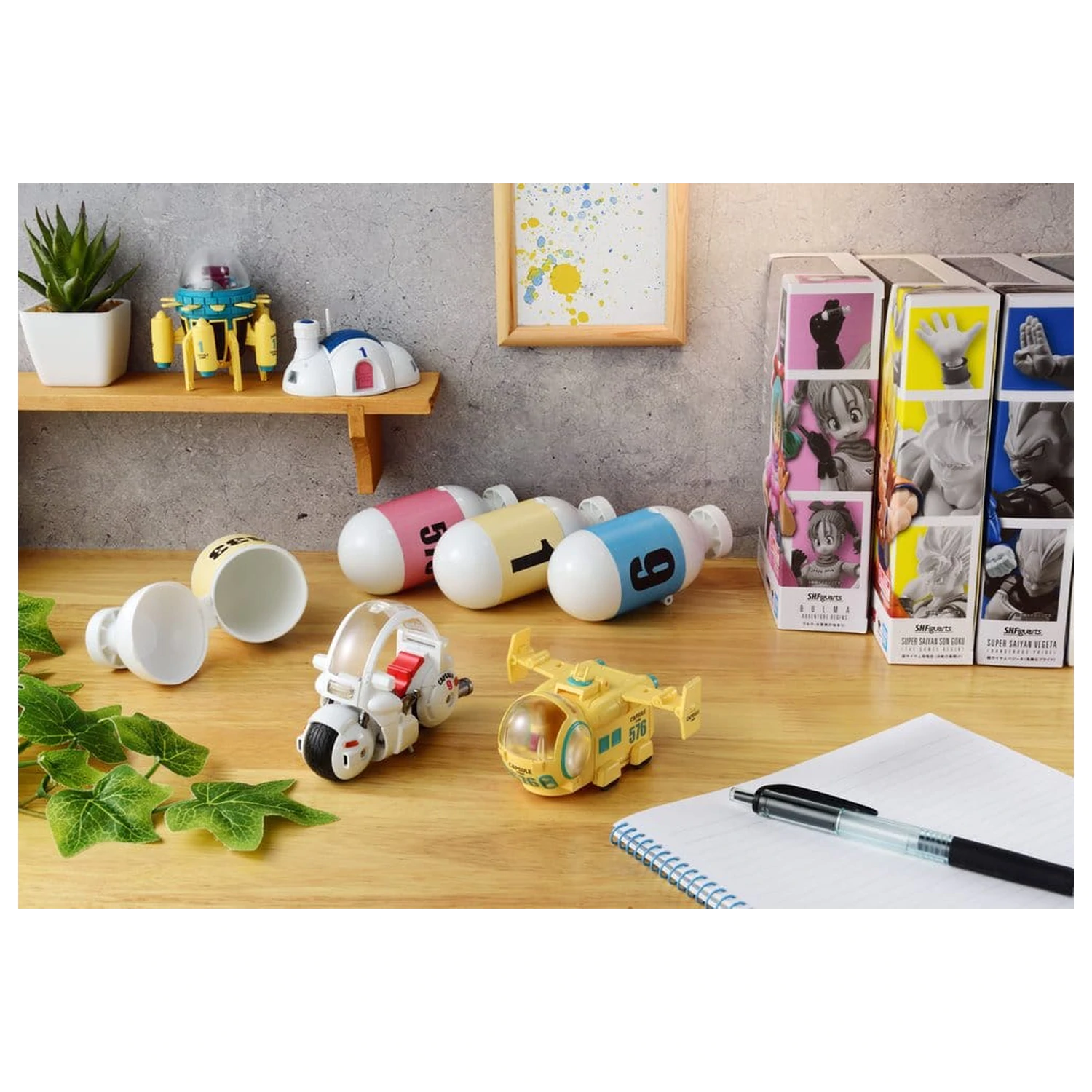 Dragon Ball Z Changearts Action Figure Hoi-Poi Capsule No. 576 Bulma's Airplane 8 cm product photo