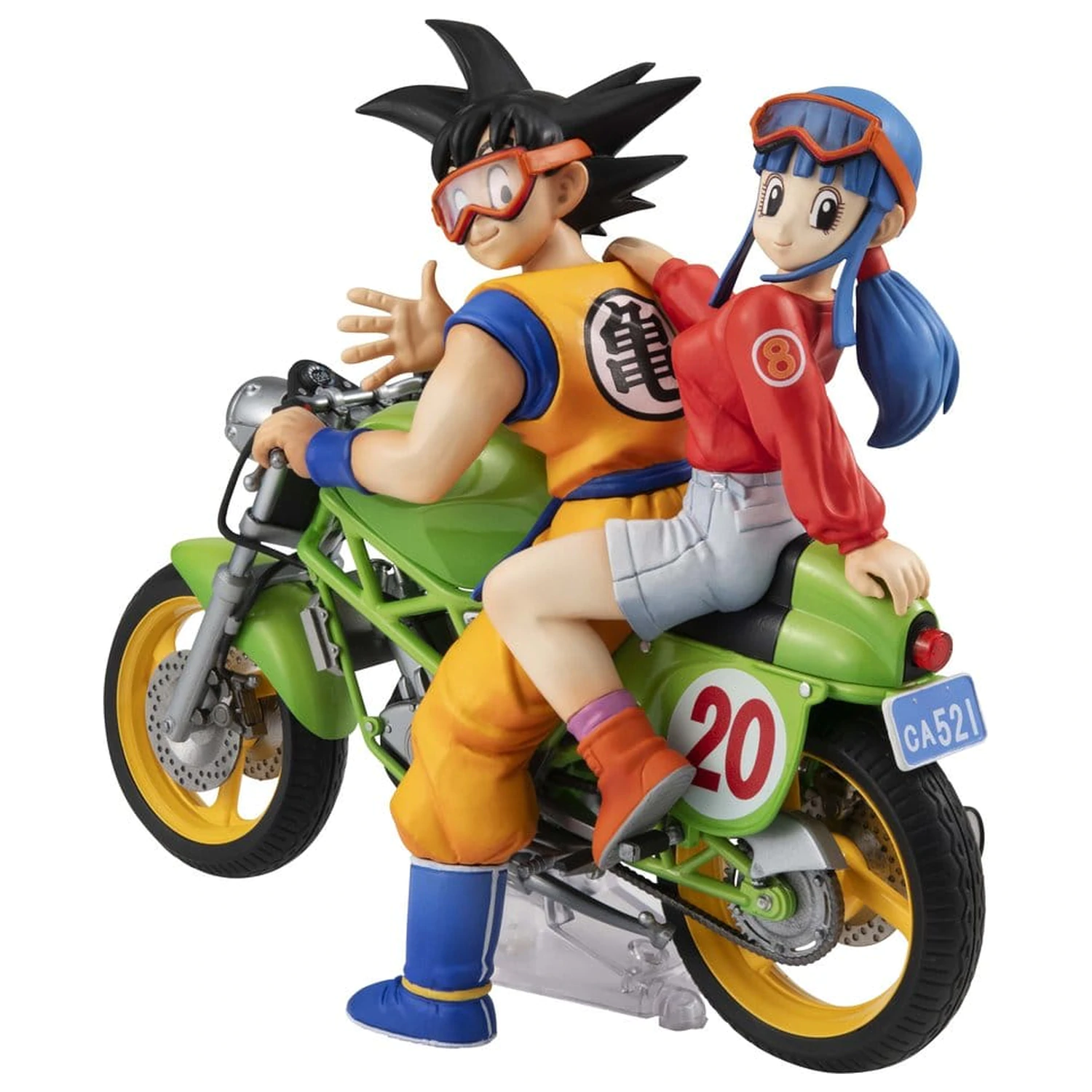 Dragon Ball Z Desktop Real McCoy PVC Figure 05 Son Goku & Chichi Limited Repeat Ver. 15 cm product photo