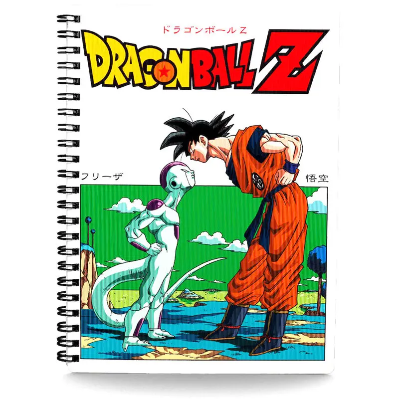 Dragon Ball Z Notebook with 3D-Effect Frieza vs Goku termékfotó