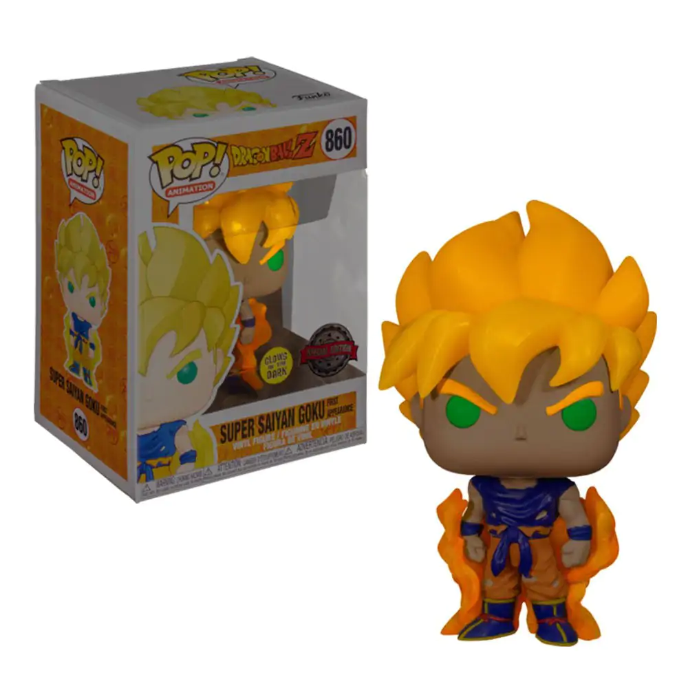 Dragon Ball Z Funko POP! Animation Vinyl Figure SS Goku(GW) 9 cm product photo