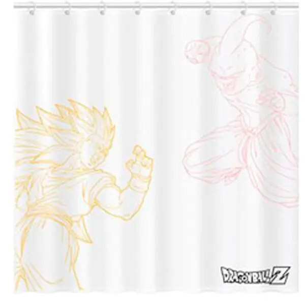 Dragon Ball Z Goku Super Saiyan & Majin Boo Bathroom curtain product photo