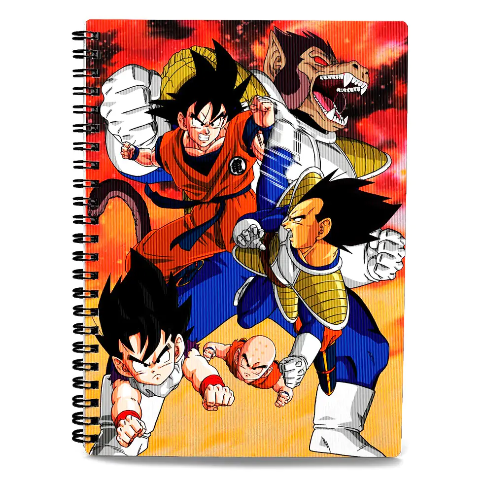 Dragon Ball Z Goku vs Vegeta A2 notebook product photo