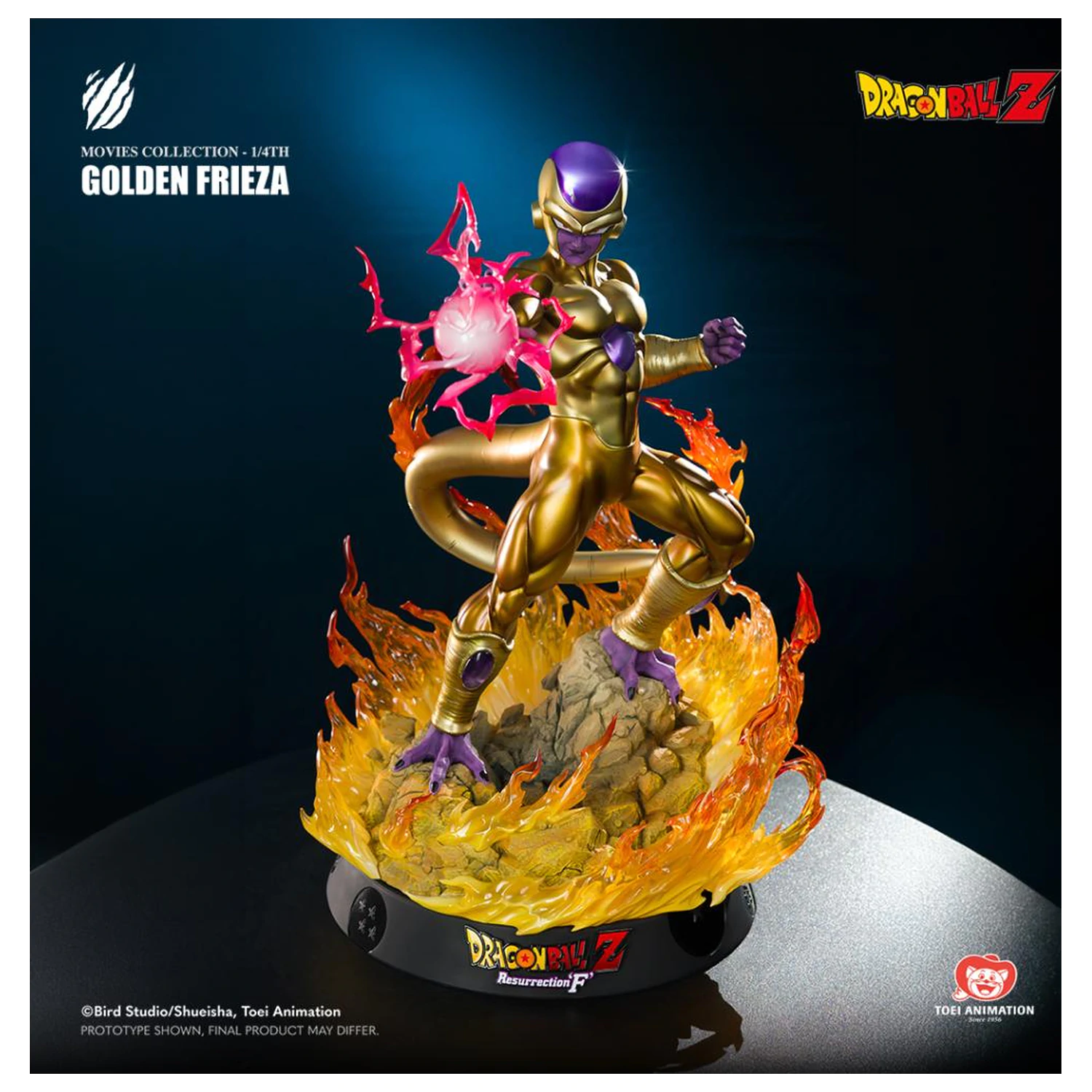 Dragon Ball Z - Golden Frieza Statue Movie Collection by Tsume 49cm product photo