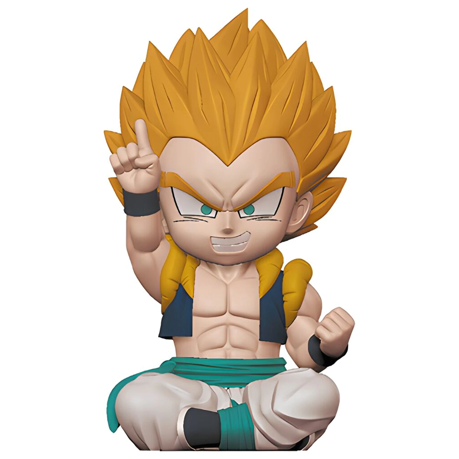 Dragon Ball Z Gotenks Super Saiyan money box figure 15cm product photo