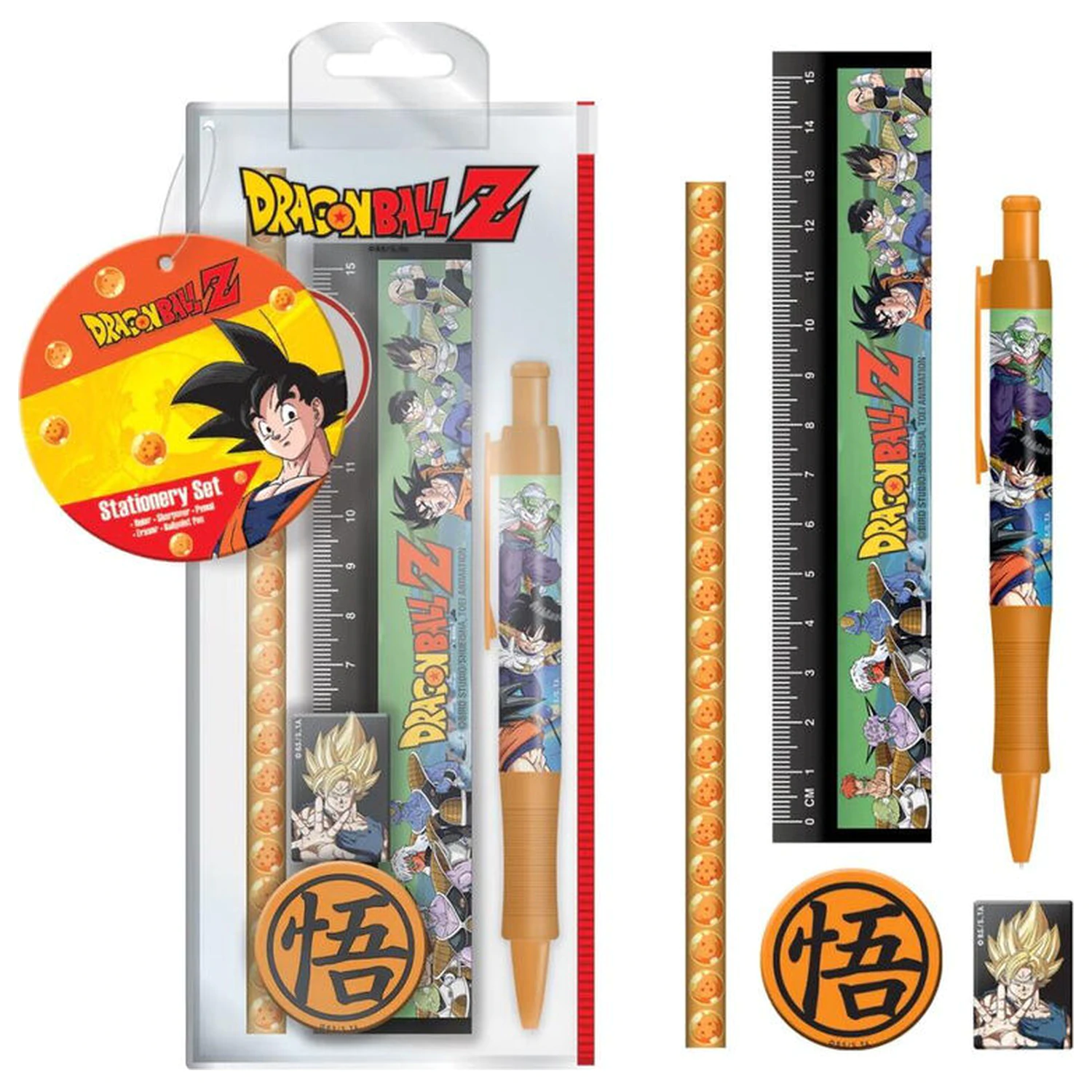 Dragon Ball Z stationery set product photo