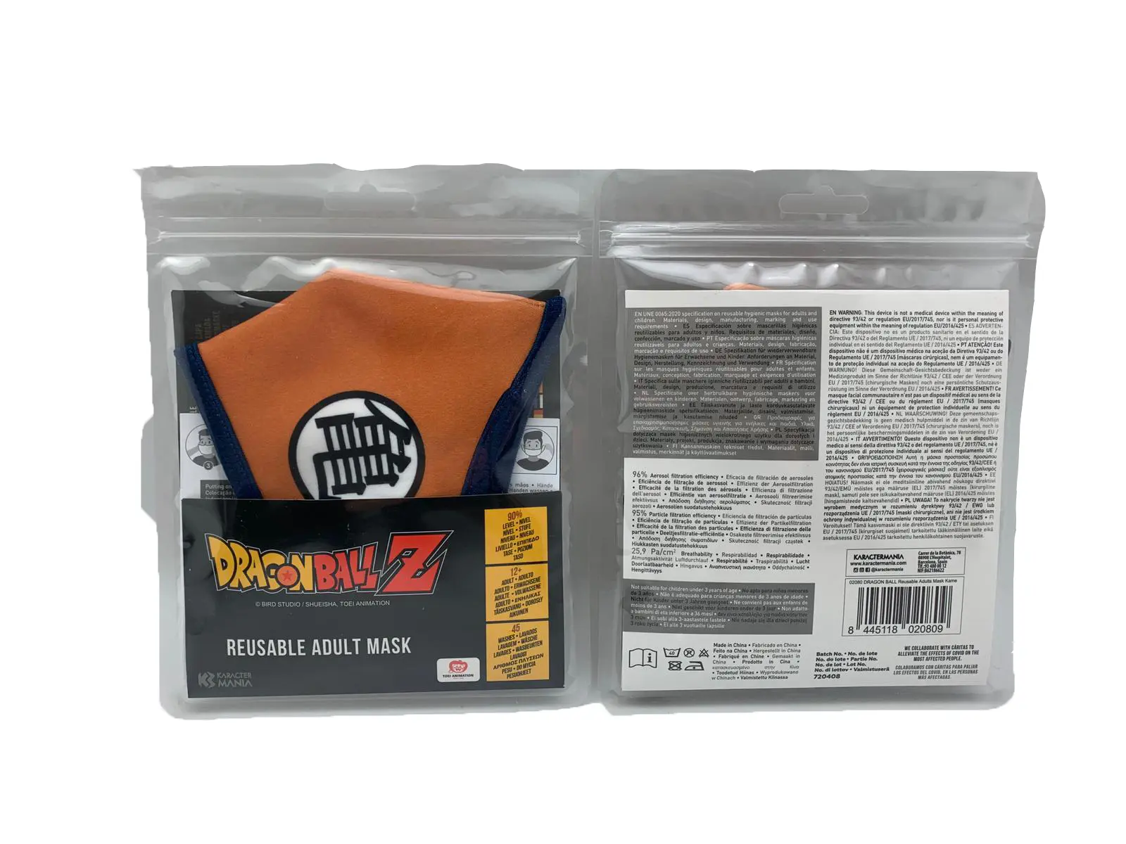 Dragon Ball Z Kame reusable adult face mask product photo