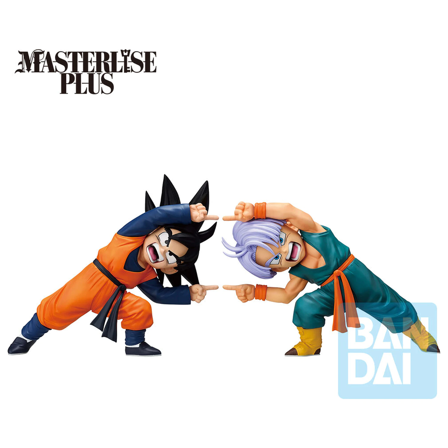 Dragon Ball Z Masterlise Battle of the Super Saiyan Son Goten & Trunks set 2 Ichibansho figures 9cm product photo